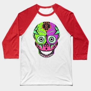 skull o mania mandala ecopop Baseball T-Shirt